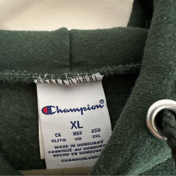 Dartmouth College Champion Big Green Fleece Hoodie - Picture 4 of 8